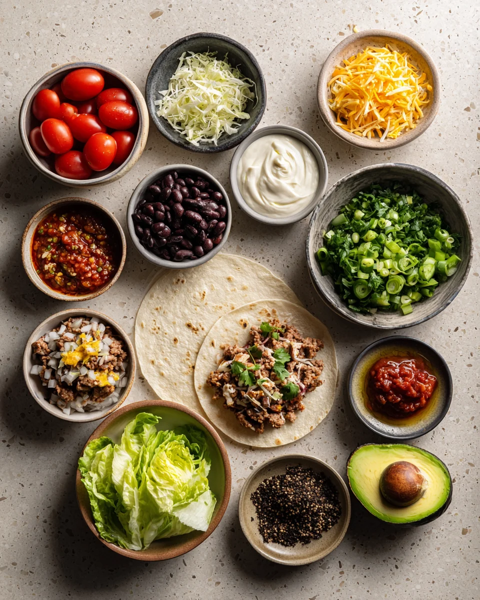 Smash Burger Tacos with Secret Sauce