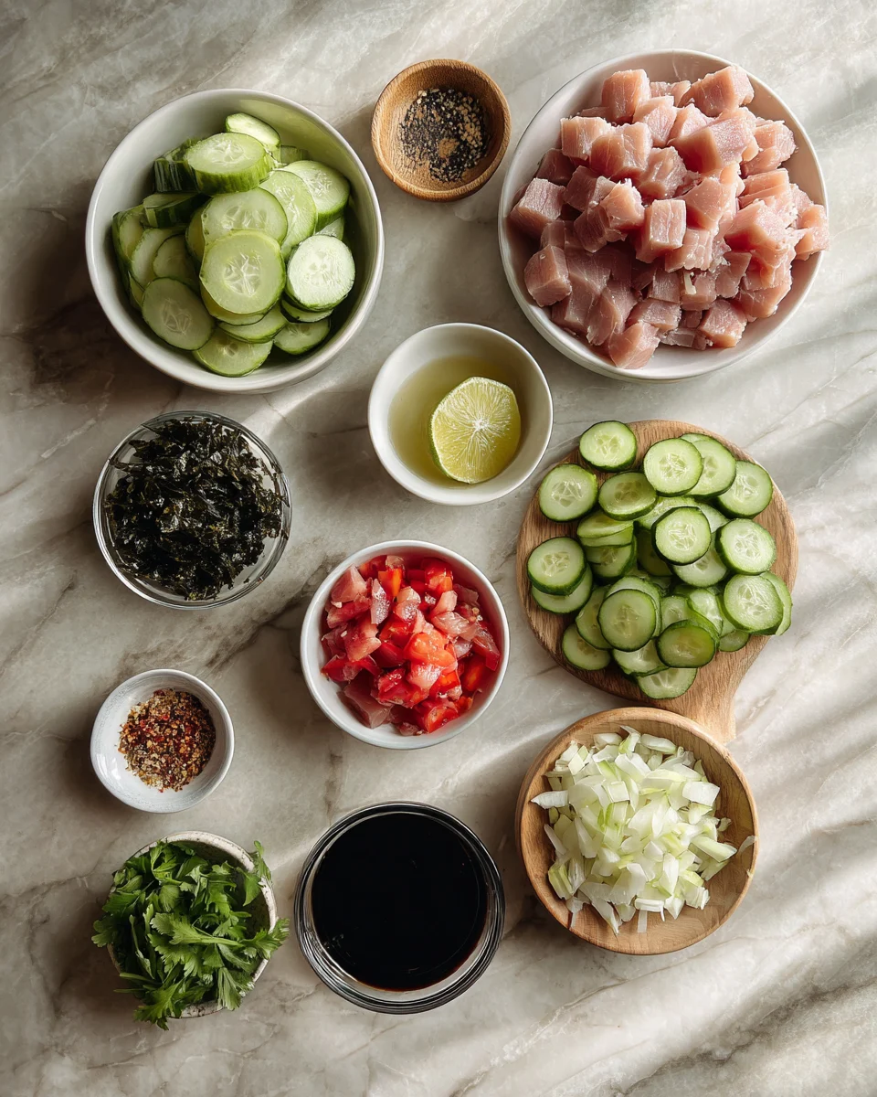 Spicy Tuna Nacho Bites