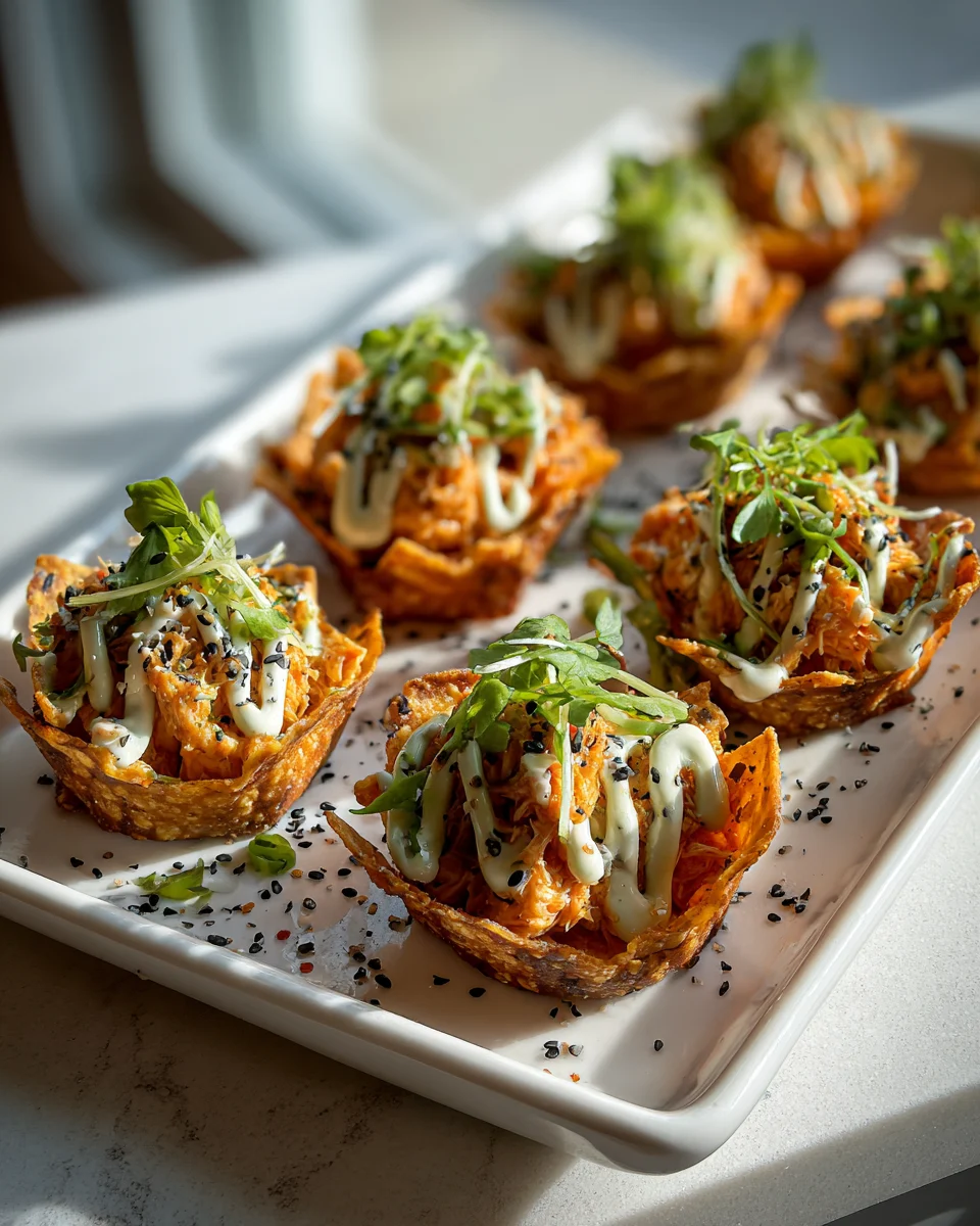Spicy Tuna Nacho Bites