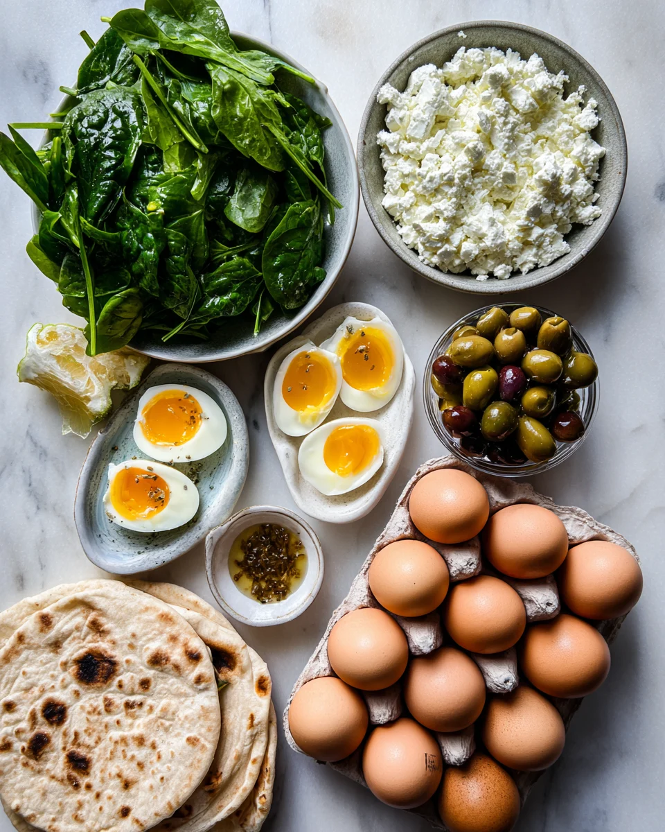 Spinach Feta Breakfast Wrap