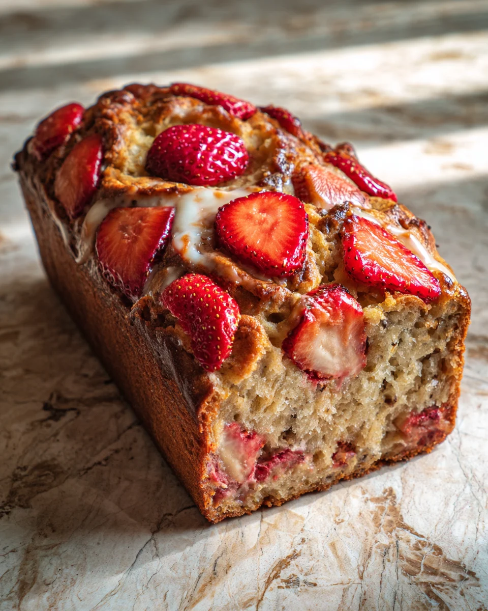 Strawberry Banana Bread Recipe