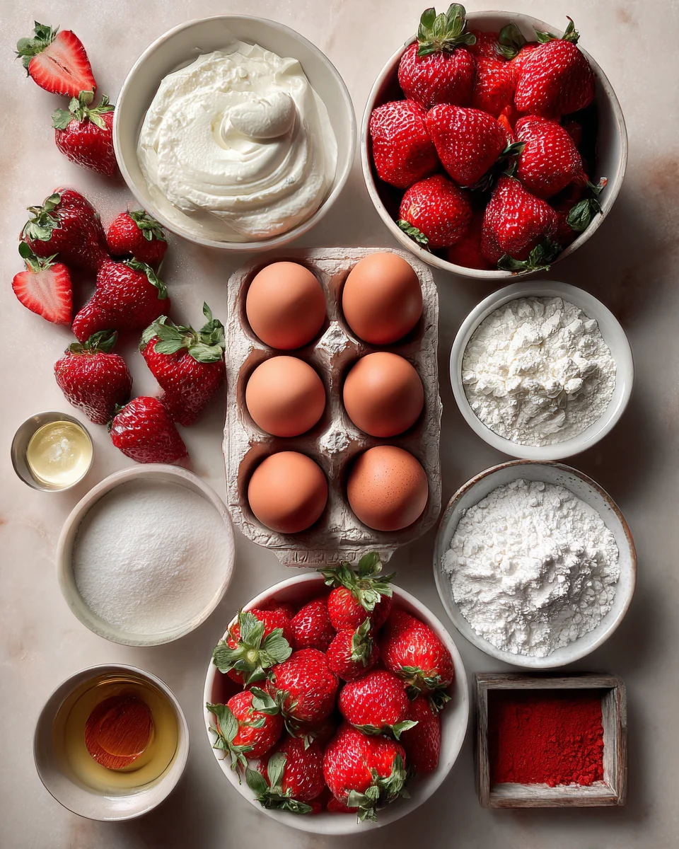 Strawberry Cream Puff Dessert Cups
