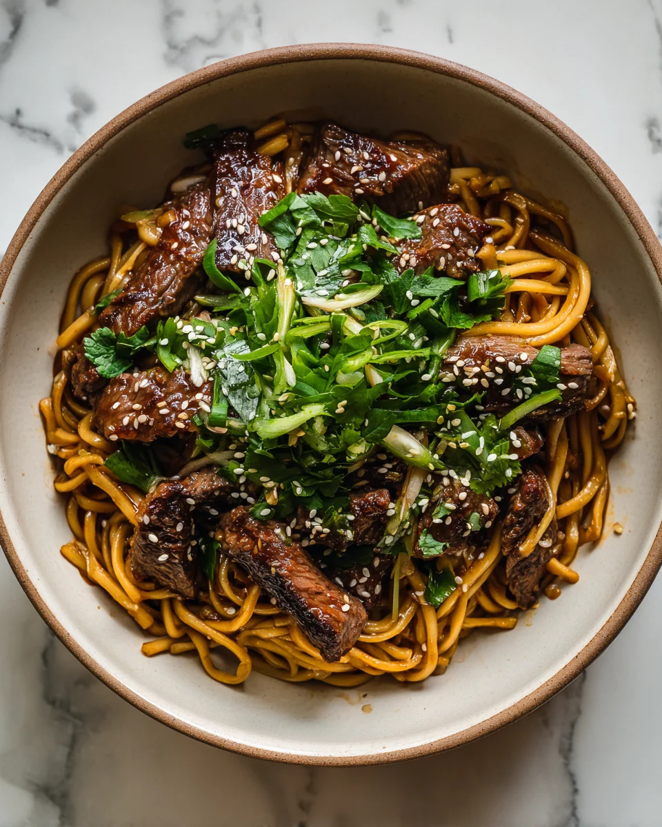 Teriyaki Beef Noodle Bowl