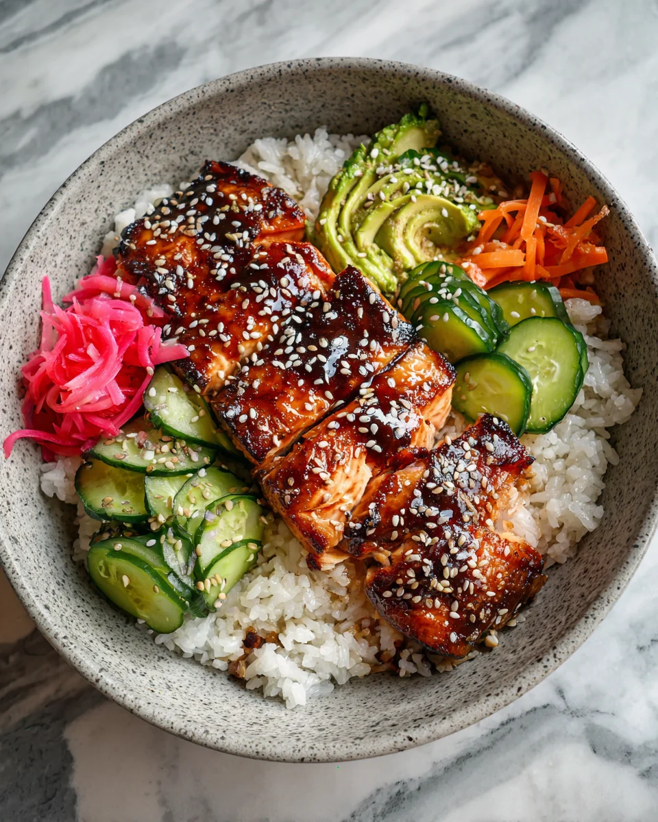 Teriyaki Salmon Rice Bowl