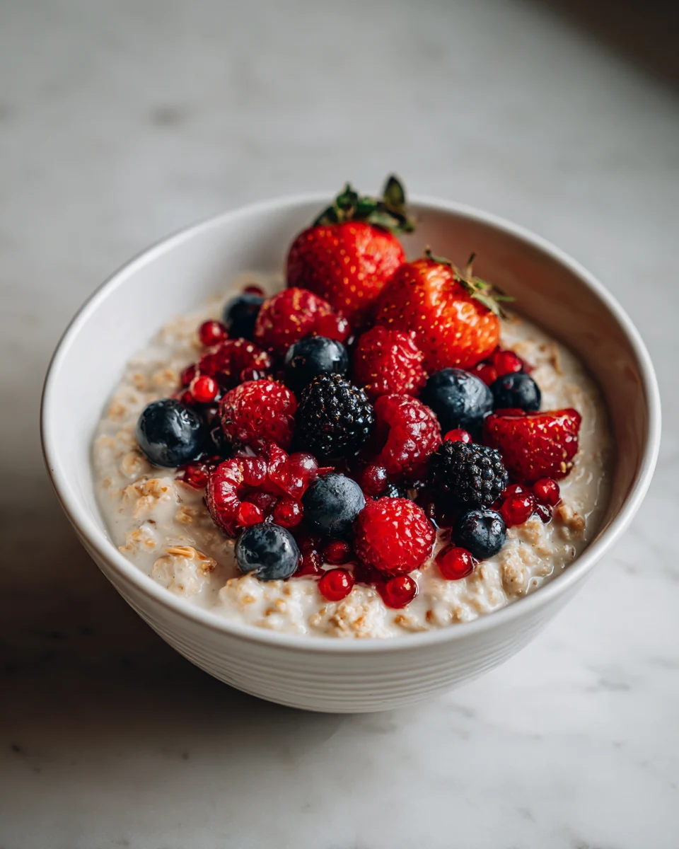 Vanilla Berry Overnight Oats