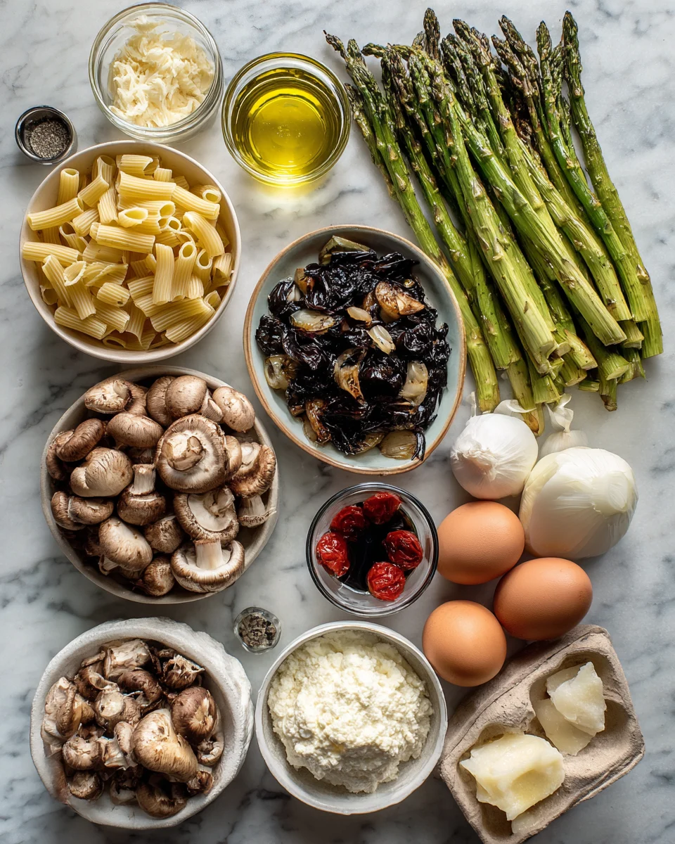 Balsamic Roasted Veggie Pasta Bake