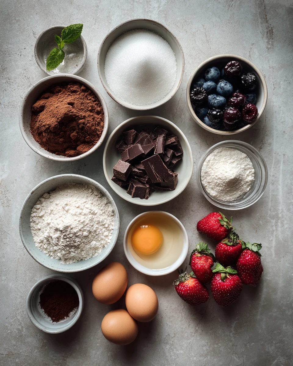 Black Forest Brownie Trifle