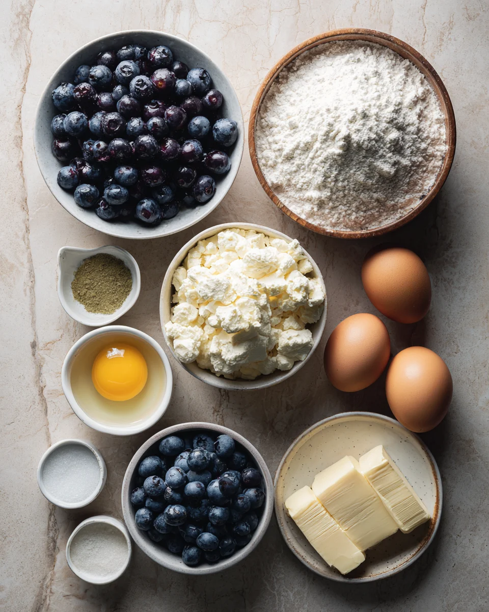 Blueberry Mascarpone Crumb Cake