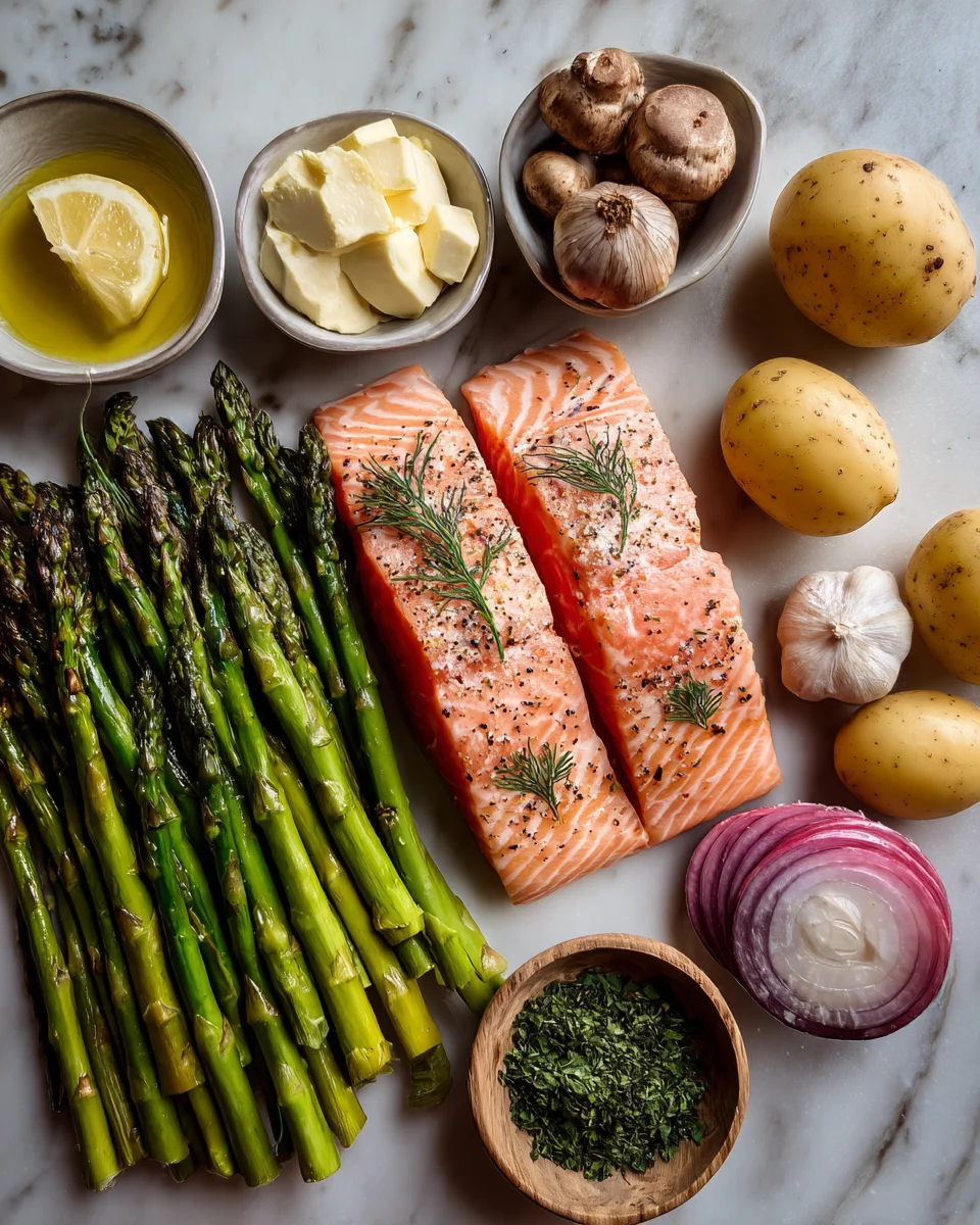 Brown Sugar Garlic Salmon Foil Packets