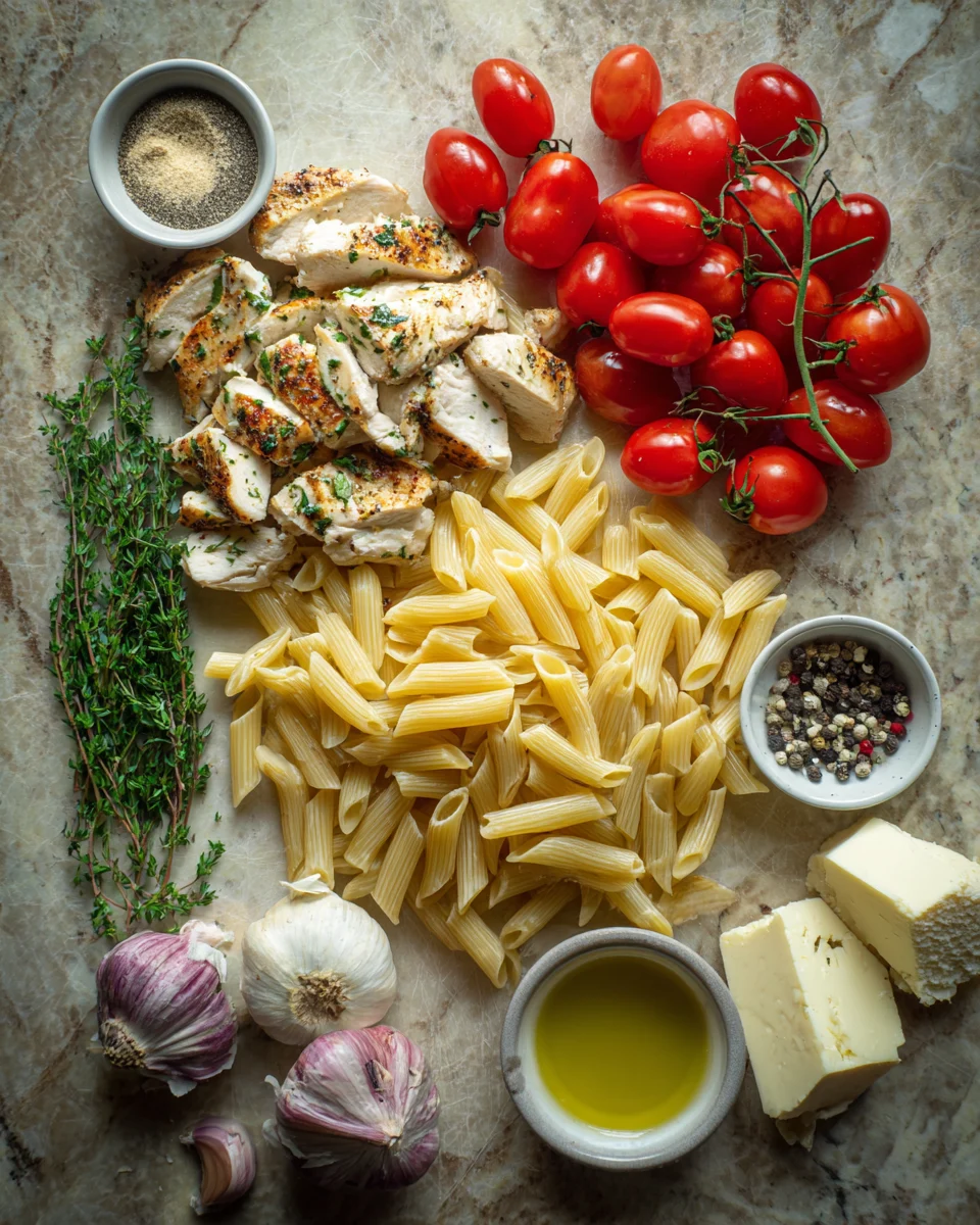 Cajun Chicken Mozzarella Penne
