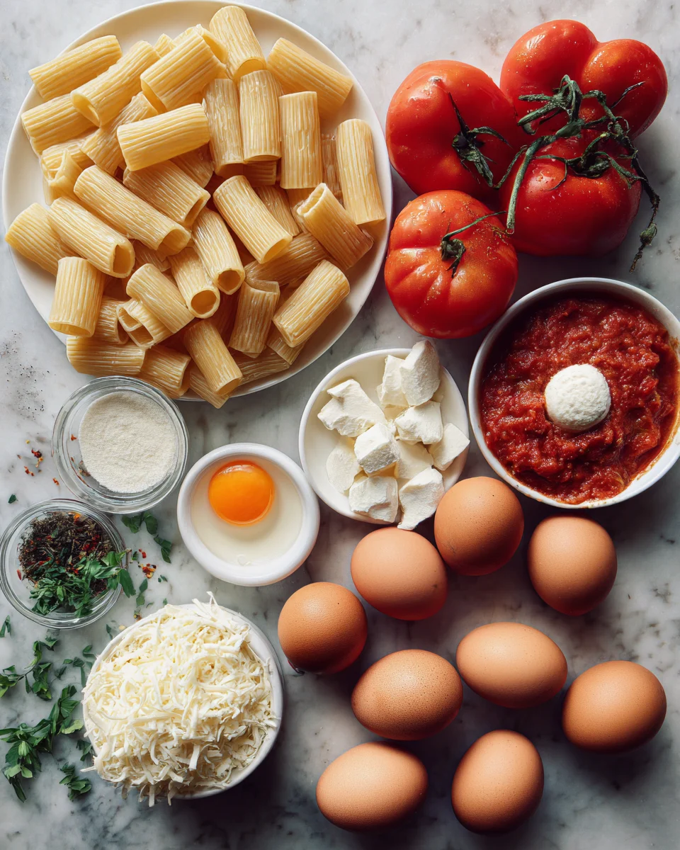 Cheesy Baked Rigatoni Recipe