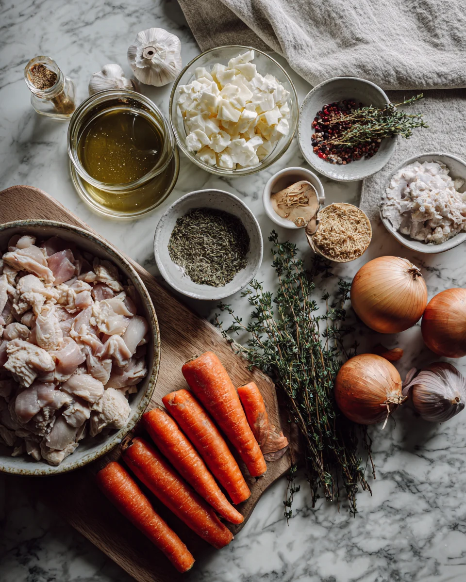 Chicken And Caramelized Onion Pot Pie