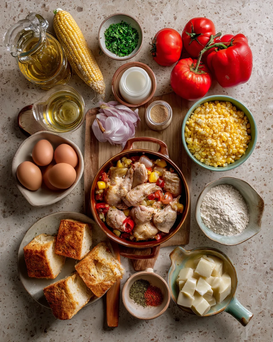 Chicken And Cornbread Skillet Bake: A Tasty Tradition