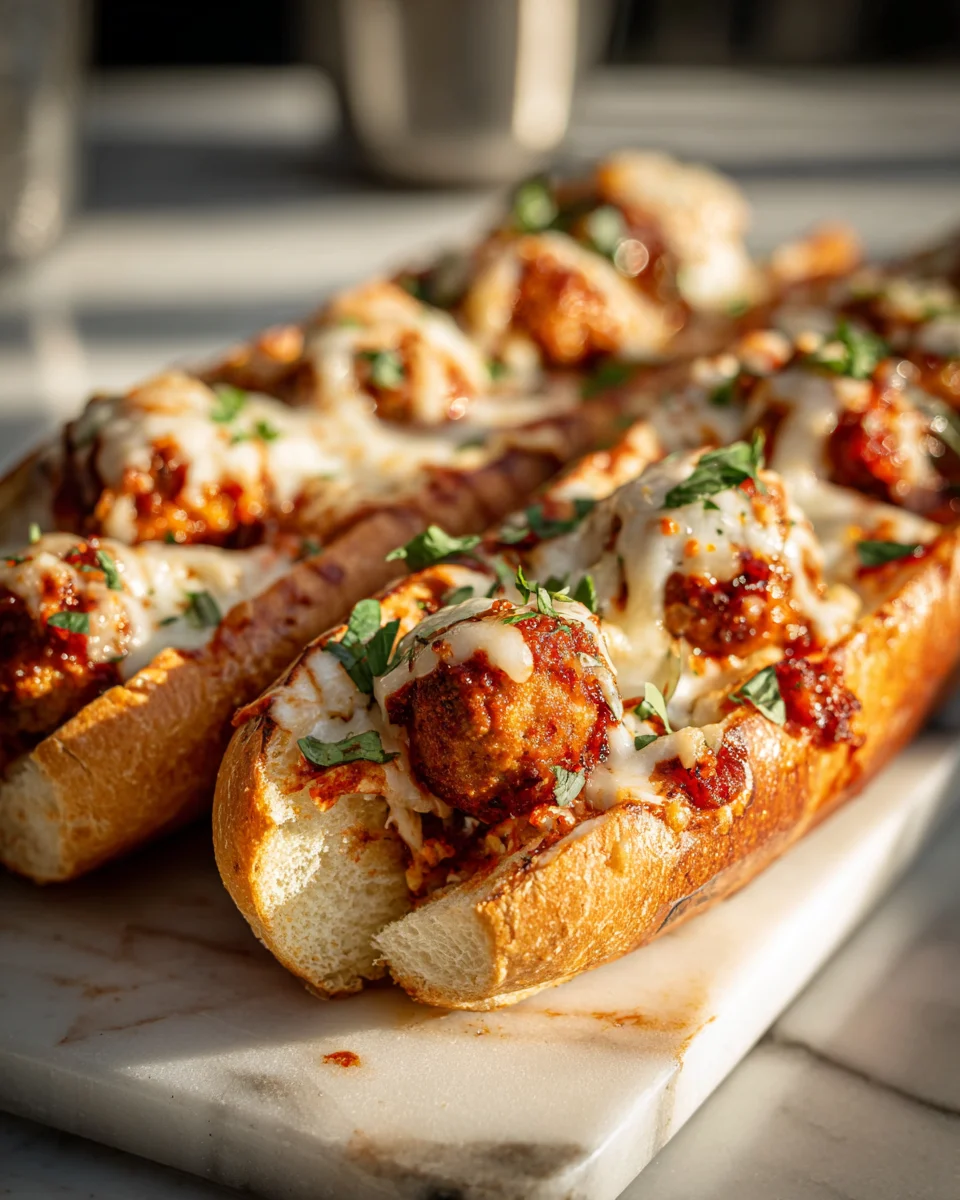 Chicken Parmesan Meatball Subs: A Perfect Blend of Comfort and Flavor