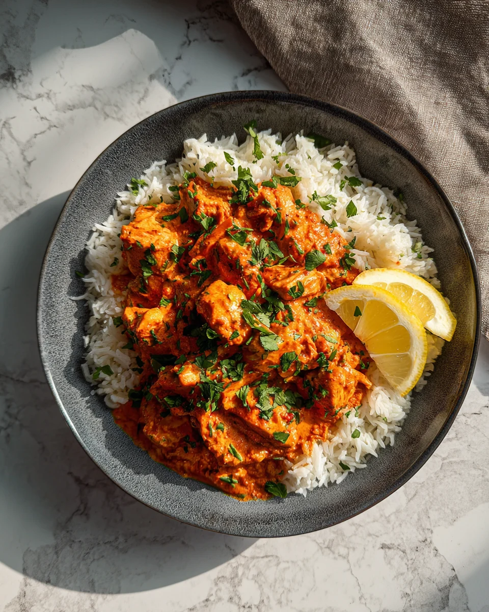 Chicken Tikka Masala Rice Skillet