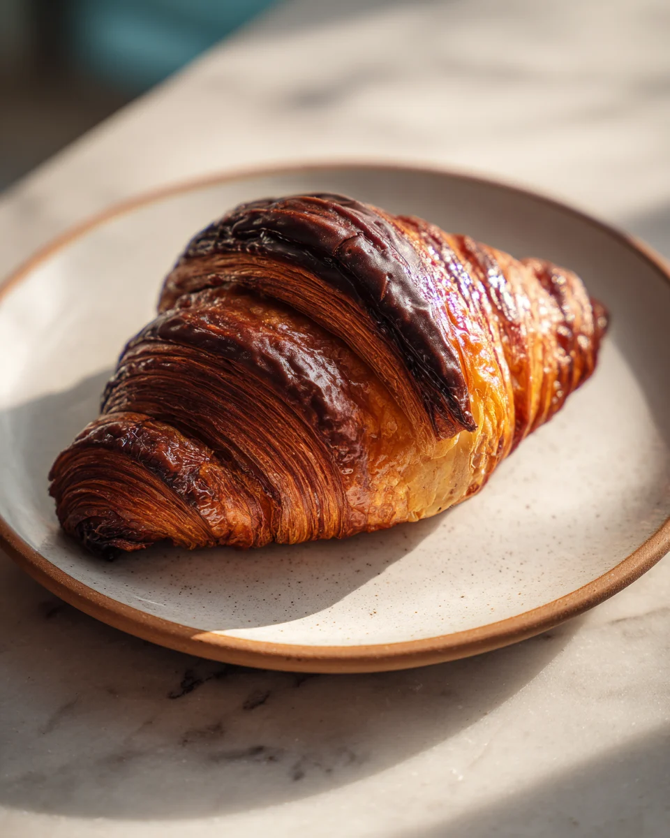 Chocolate Caramel Croissant Bake