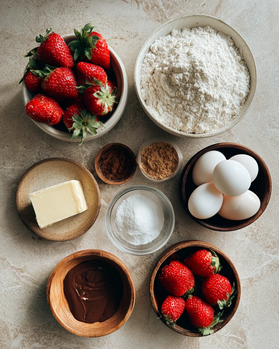 Chocolate Covered Strawberry Crumb Bars