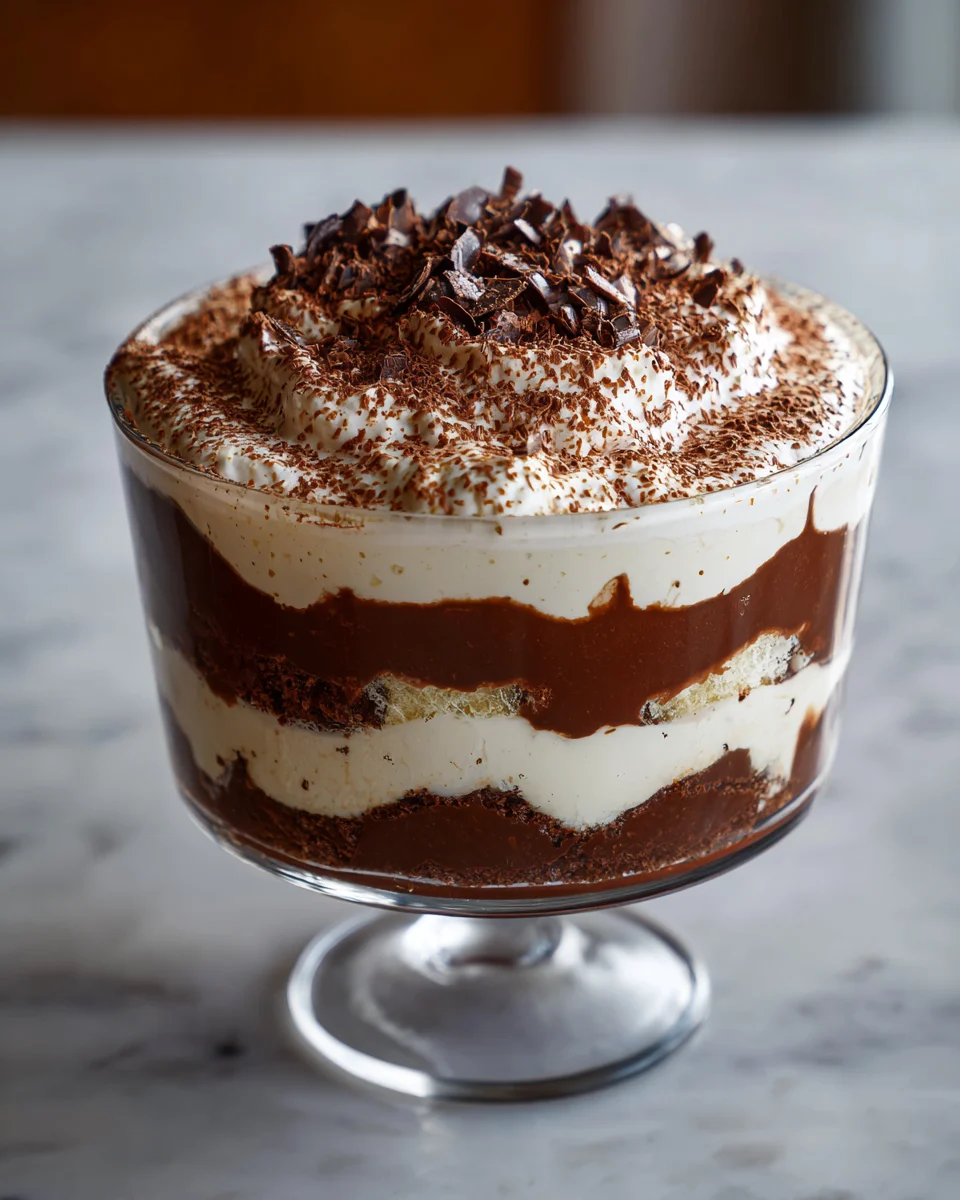 Chocolate Espresso Layer Trifle