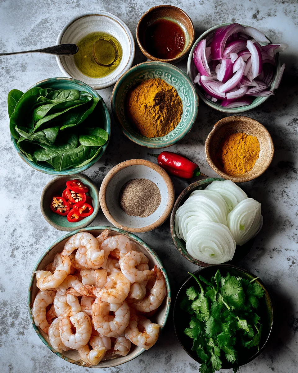 Coconut Curry Shrimp Bowl