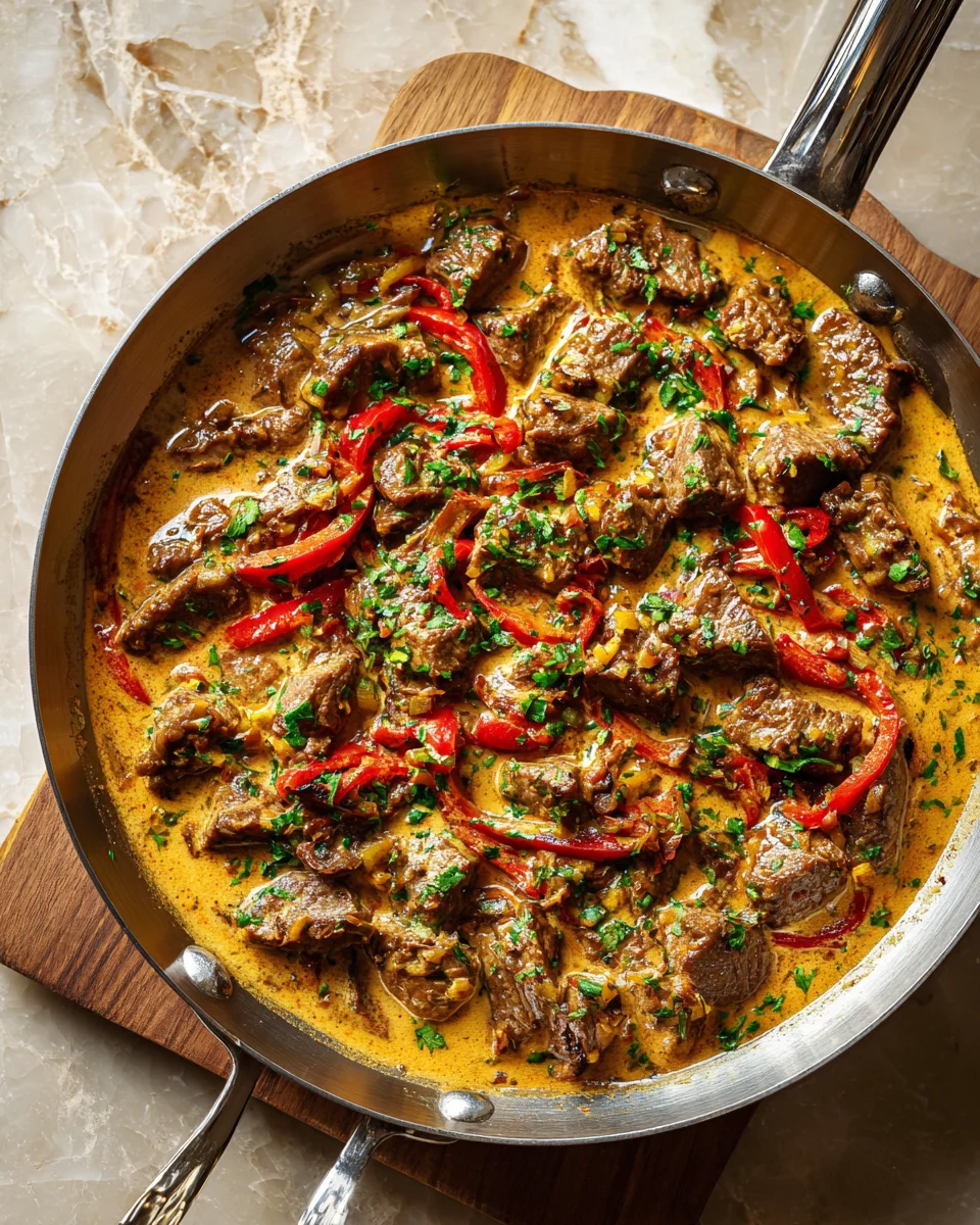 Quick Creamy Beef Skillet Meal