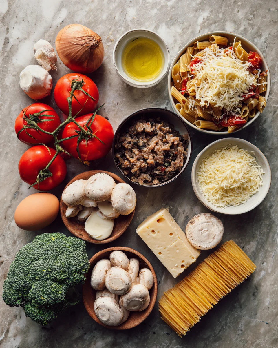 Creamy Garlic Parmesan Pasta Dinner