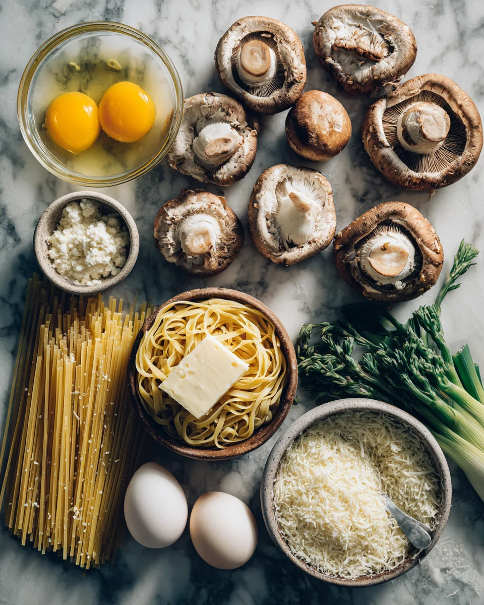 Creamy Mushroom Gruyere Pasta