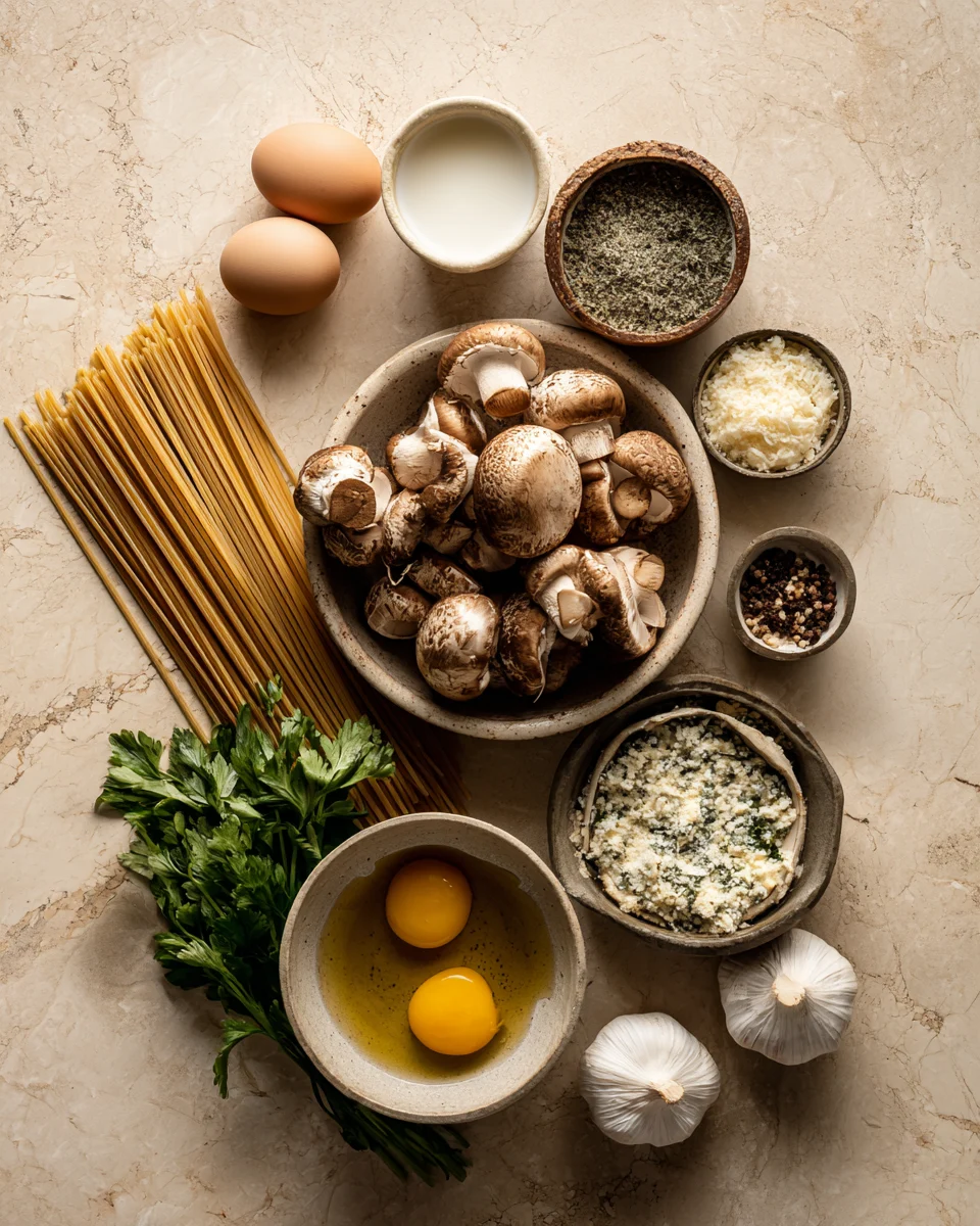 Creamy Mushroom Truffle Pasta