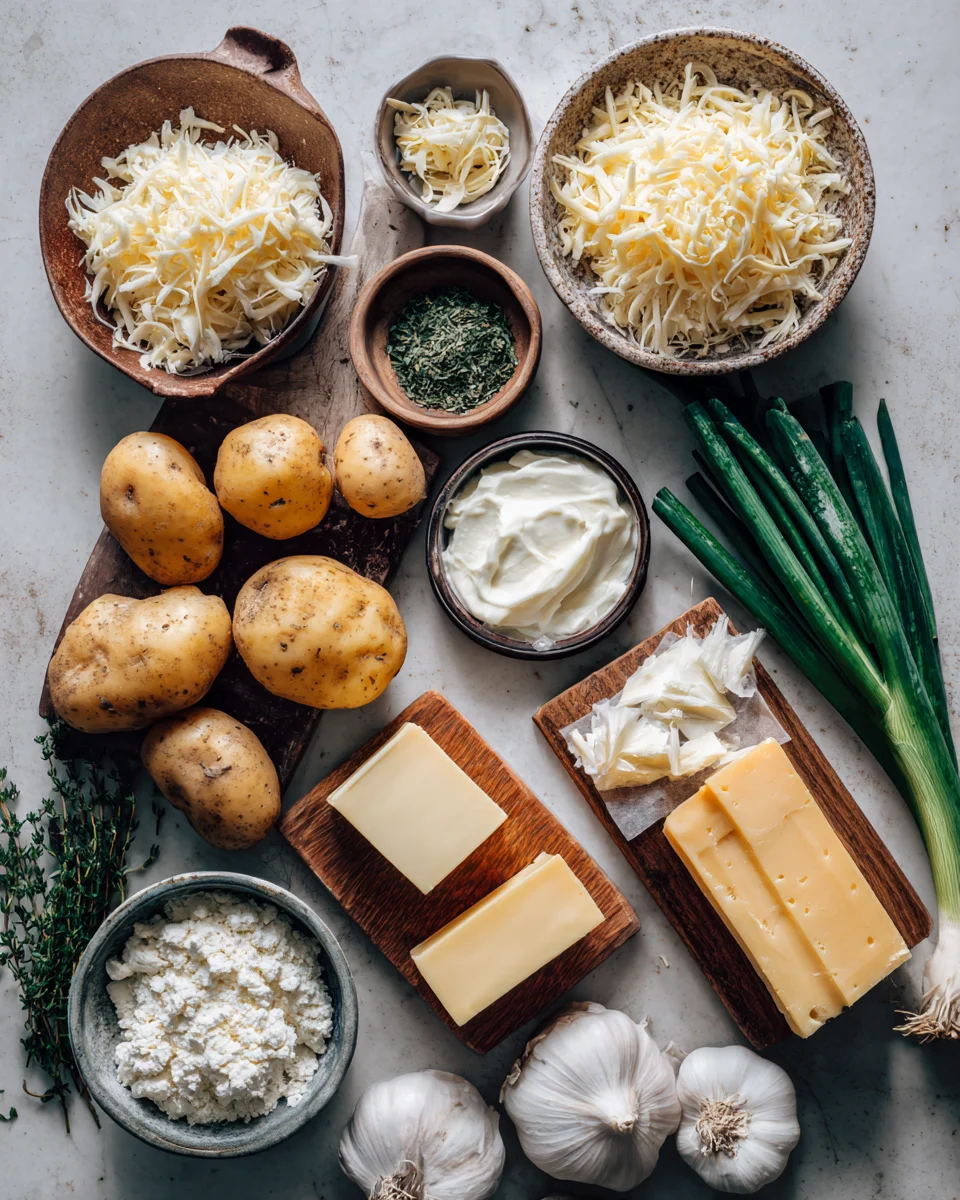 Creamy Potato Puffs with Cheese Delight