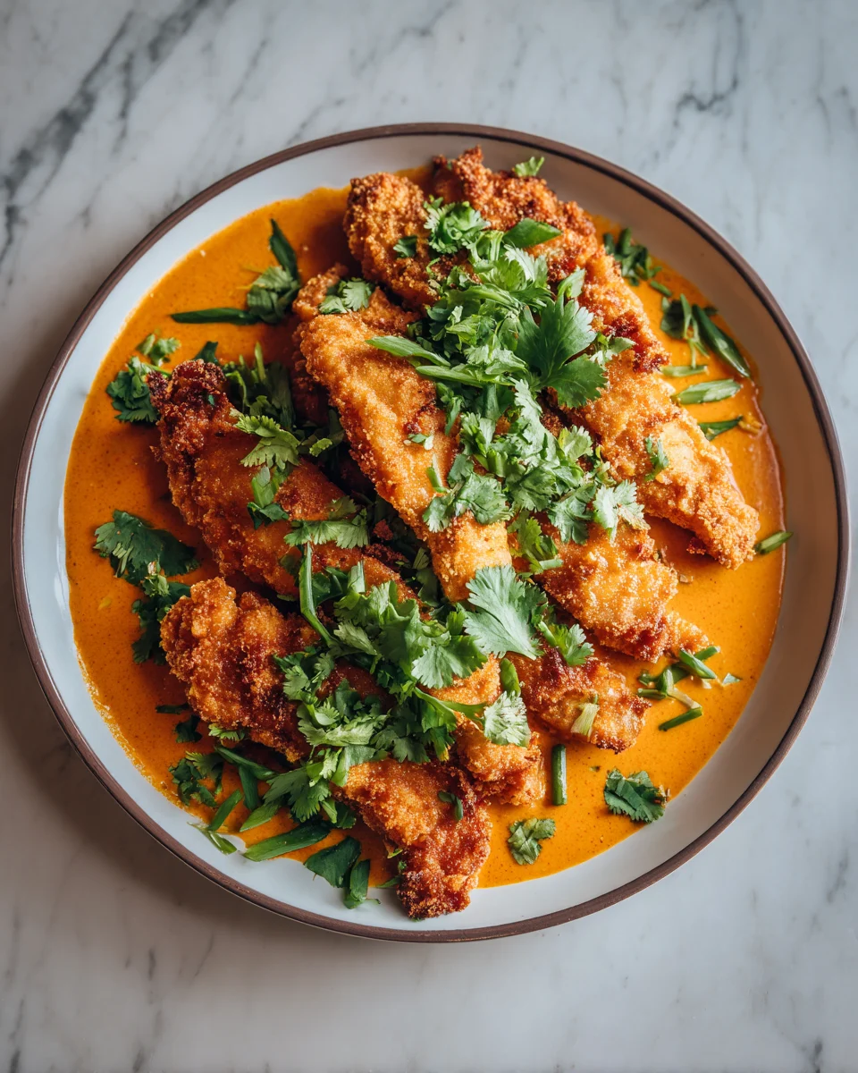Crispy Coconut Curry Chicken Strips Recipe
