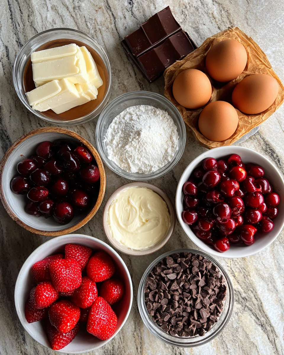 Delicious Dark Chocolate Cherry Cheesecake Cups