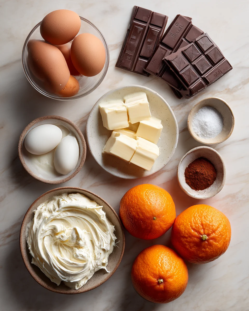 Dark Chocolate Orange Mousse Cups
