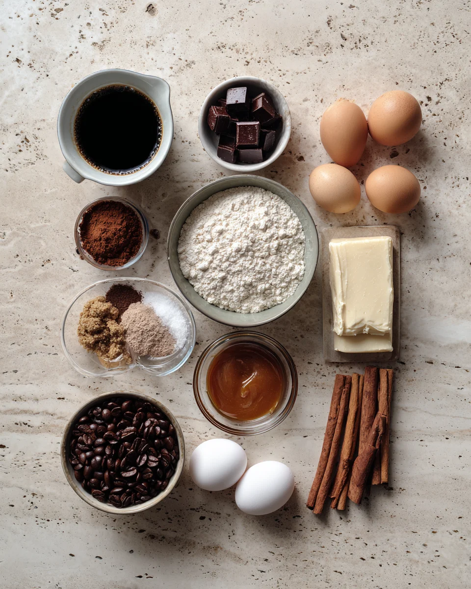 Espresso Caramel Layer Brownies