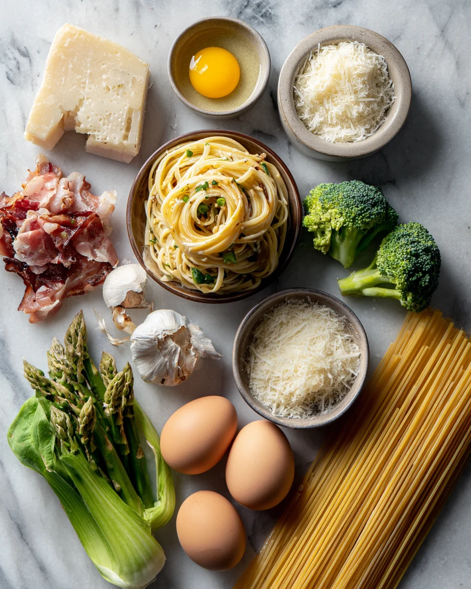 Garlic Parmesan Carbonara Ramen