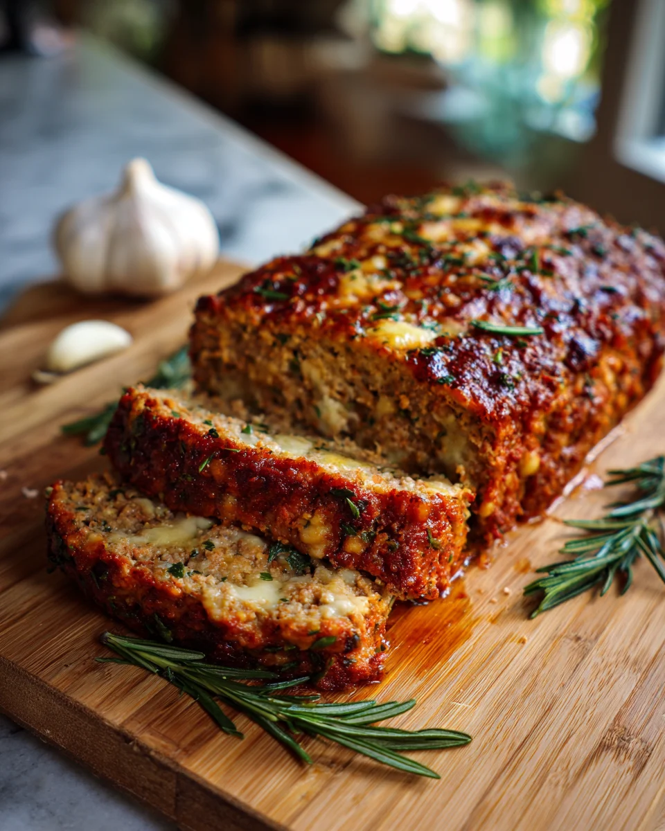 Garlic Parmesan Meatloaf
