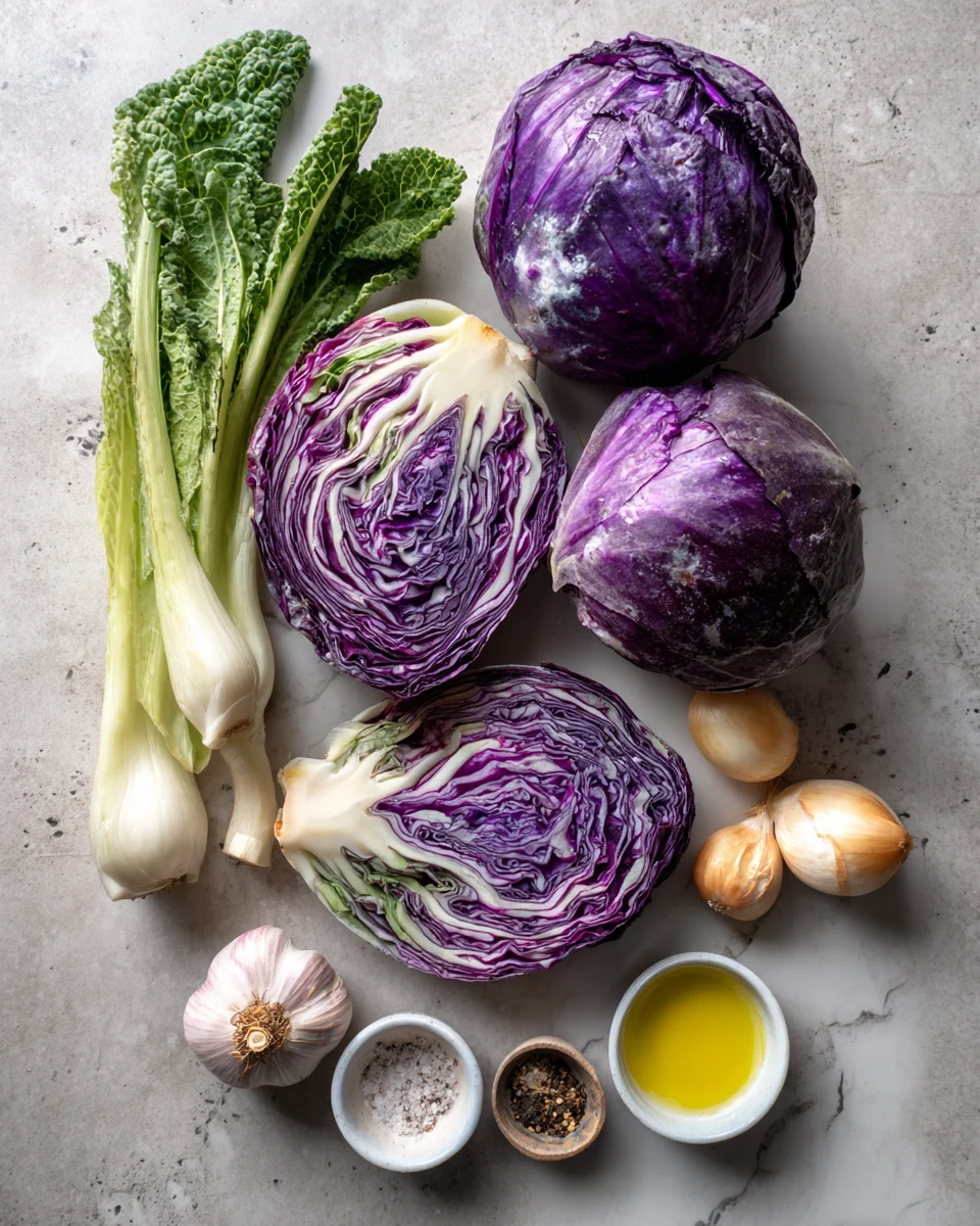 Garlic Roasted Cabbage Steaks Recipe