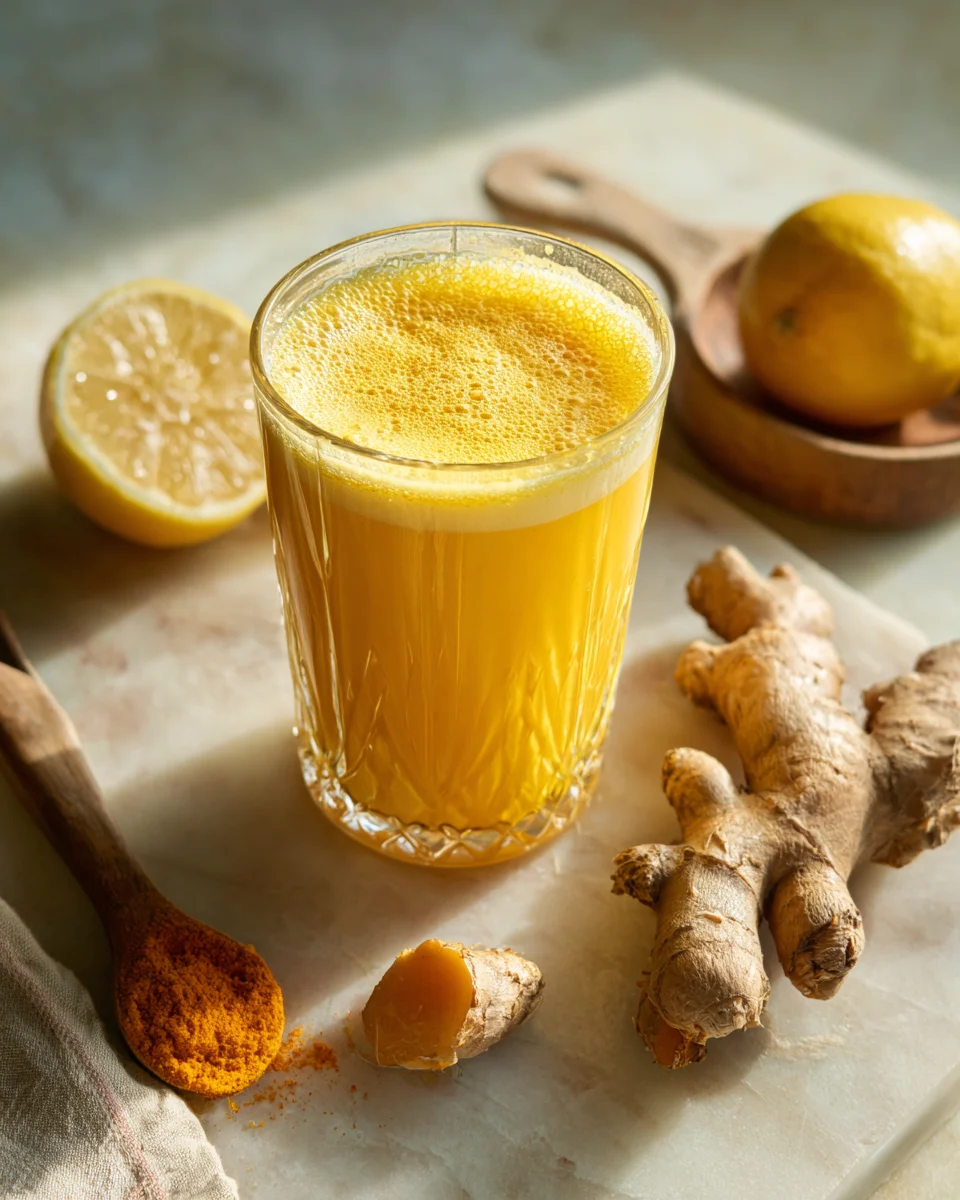 Ginger Lemon Turmeric Shot Benefits