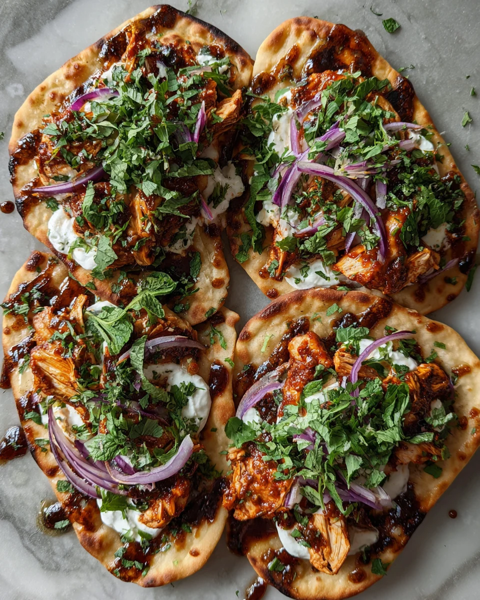 Harissa Honey Chicken Flatbreads: A Flavorful Delight