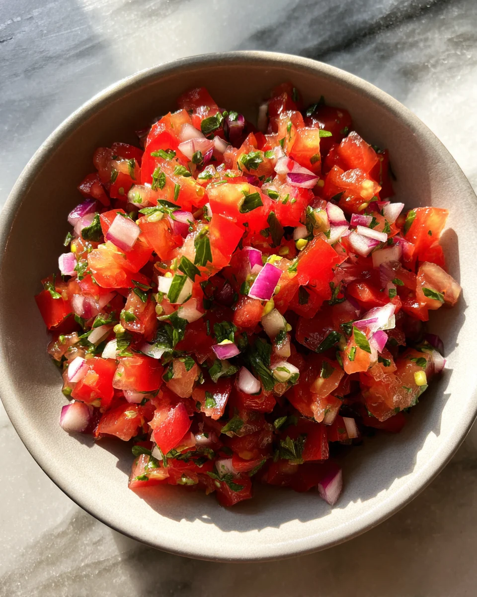 Easy Homemade Pico de Gallo Fresh