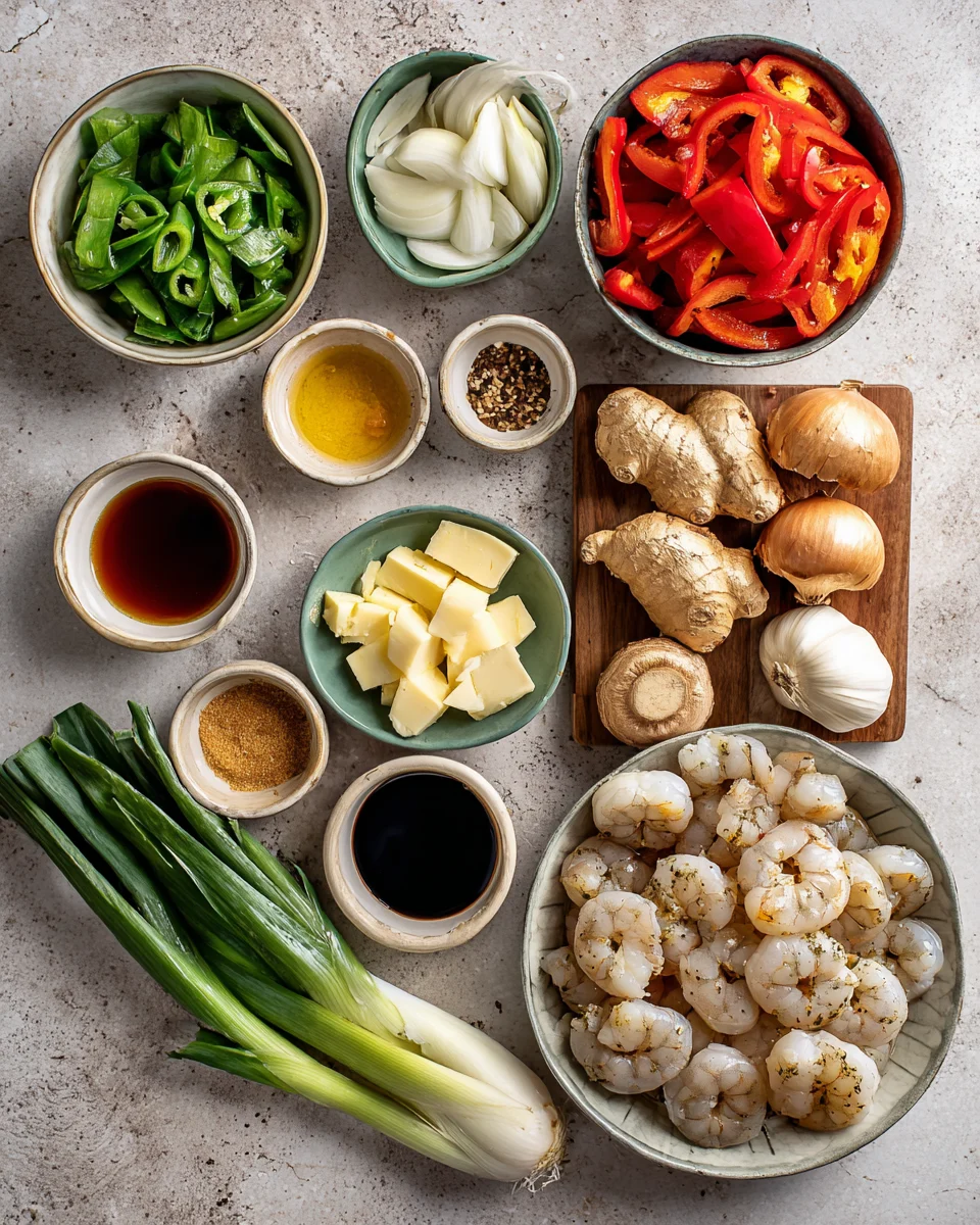 Honey Garlic Shrimp Stir Fry