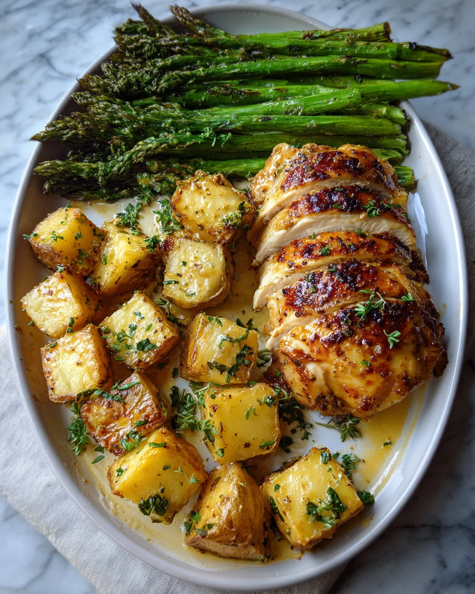 Honey Mustard Chicken Sheet Pan Dinner