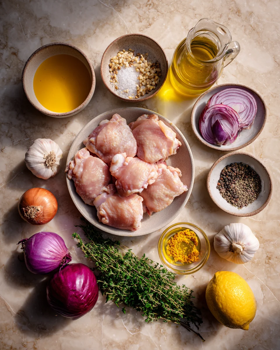 Honey Mustard Glazed Chicken Thighs