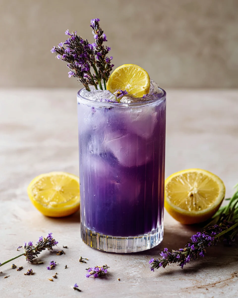 Lavender Lemonade Mocktail Recipe