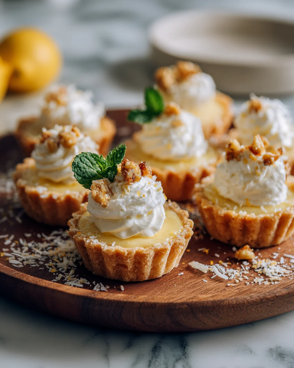 Lemon Coconut Cream Pie Bites