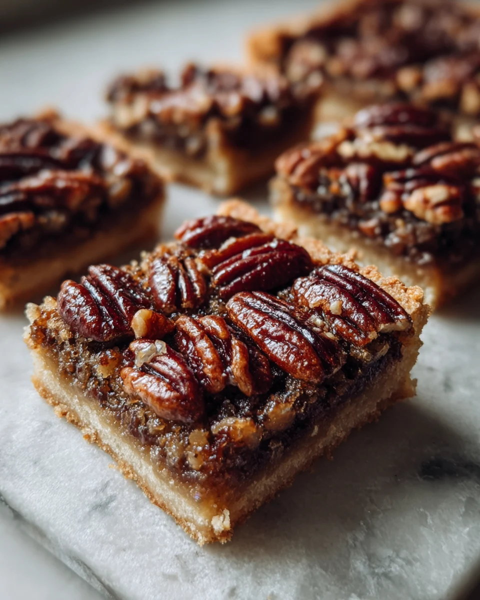 Delicious Maple Pecan Butter Tart Squares