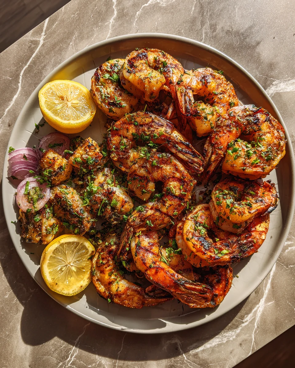 Mediterranean Grilled Shrimp Platter: A Flavorful Feast