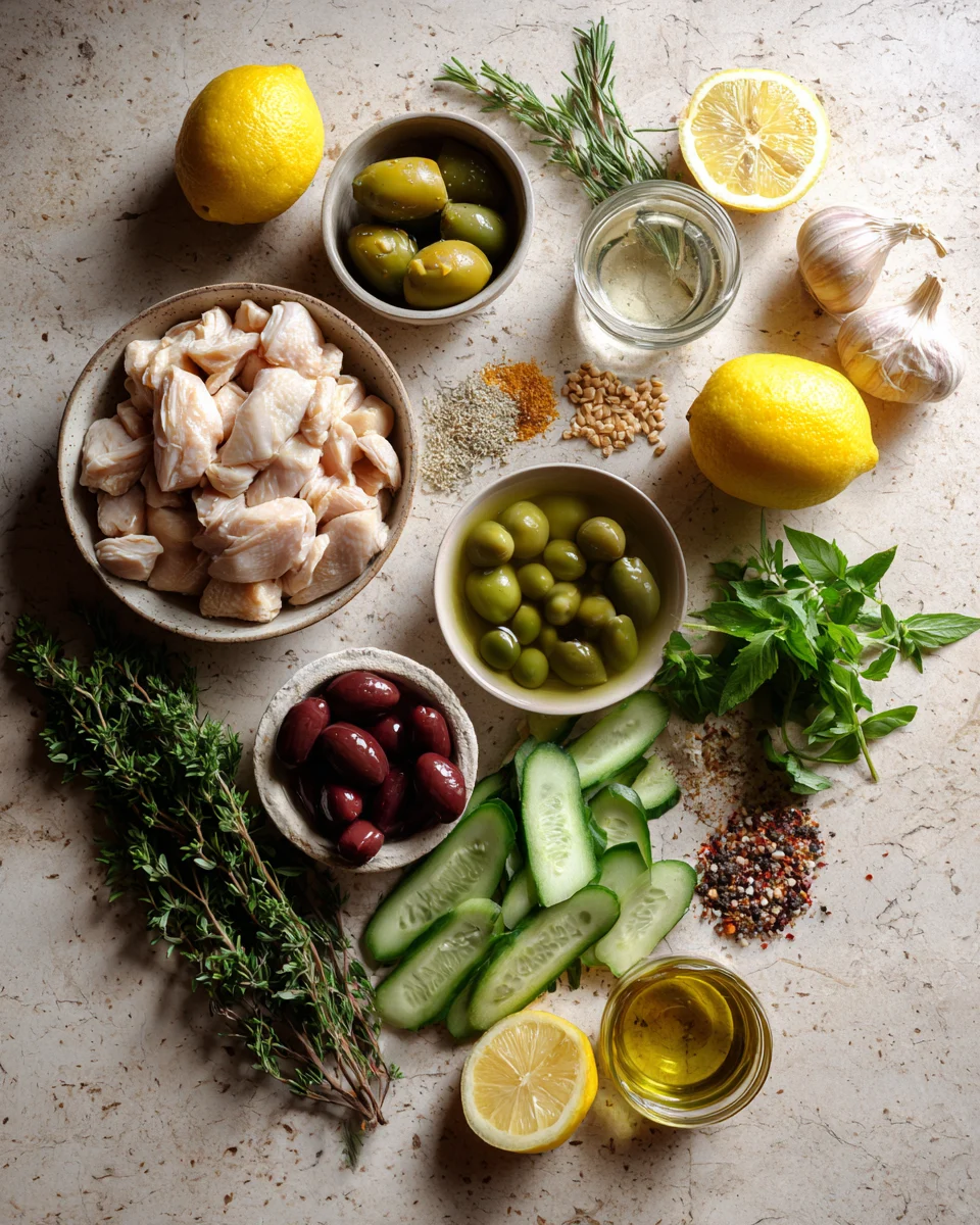 Mediterranean Lemon Herb Chicken Stew