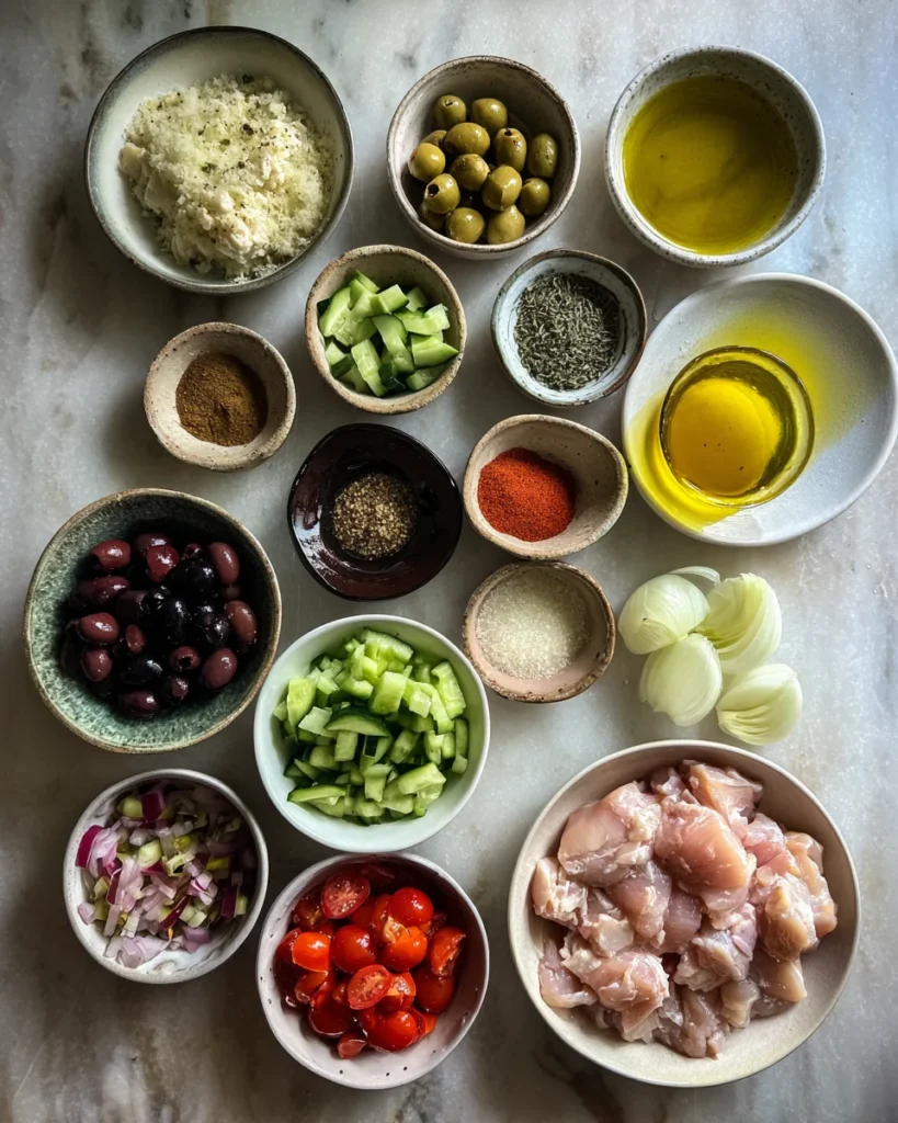 Mediterranean Olive Chicken Skillet