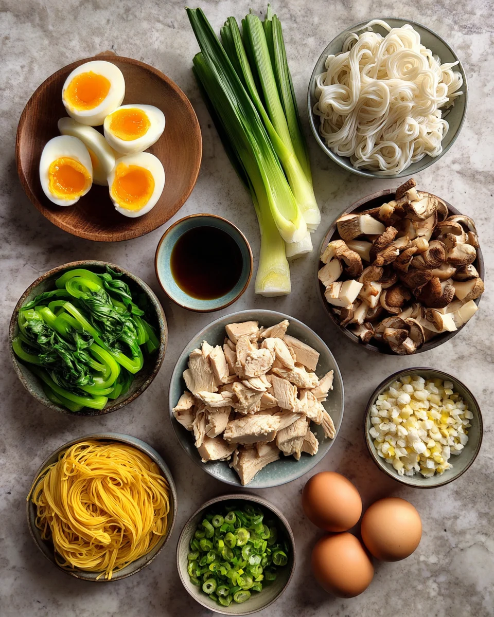 Miso Honey Chicken Rice Noodles