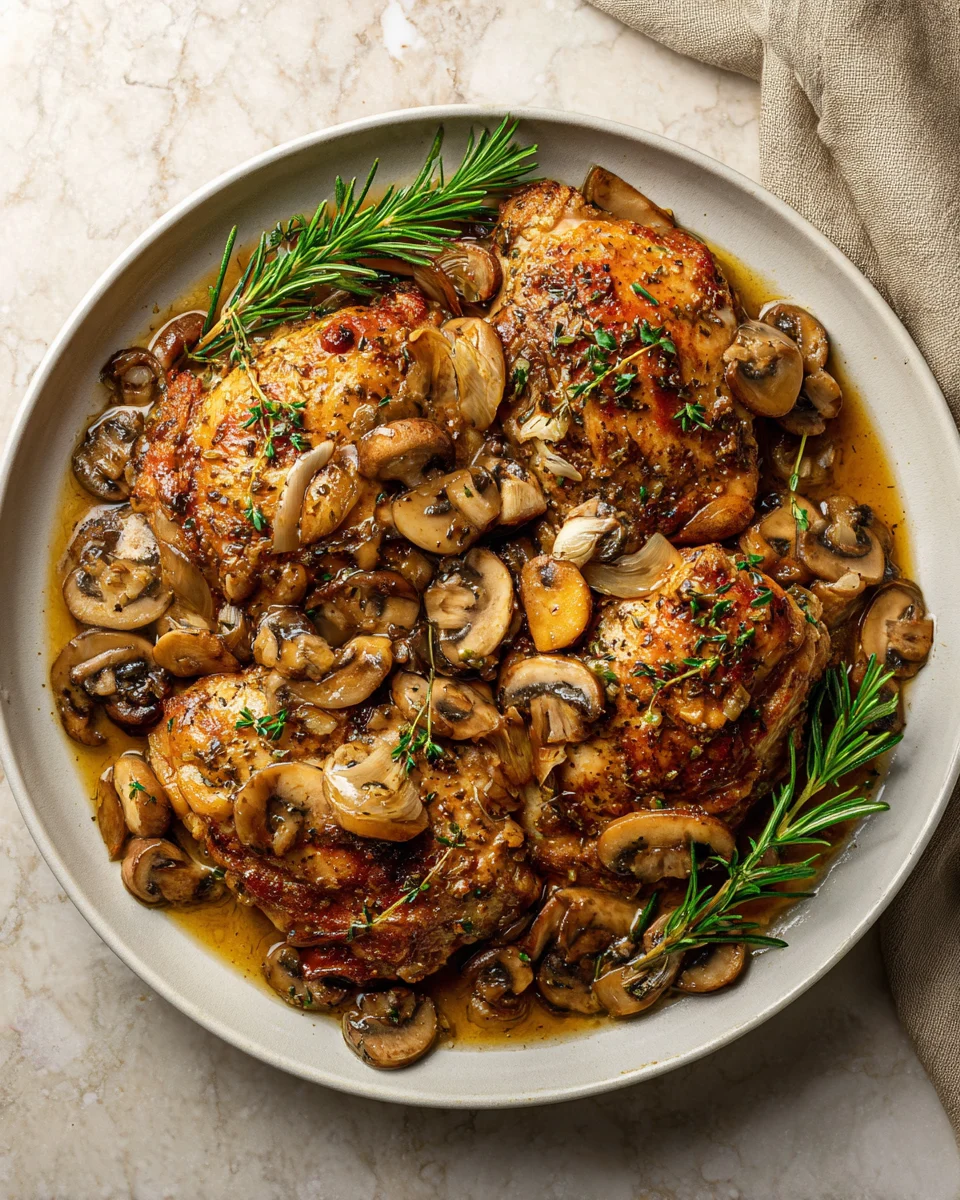One Pan Garlic Chicken Dinner
