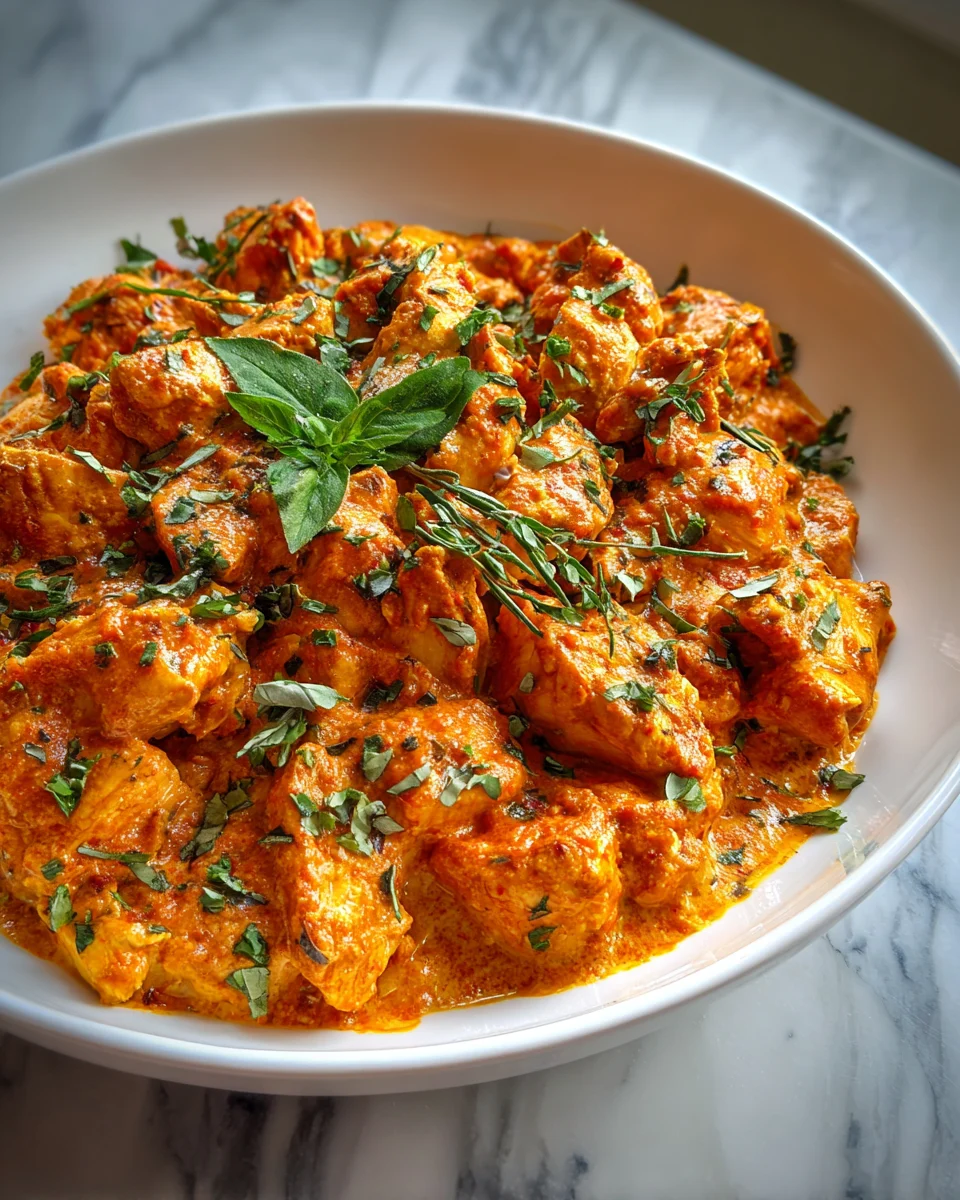 One Pot Creamy Tomato Basil Chicken
